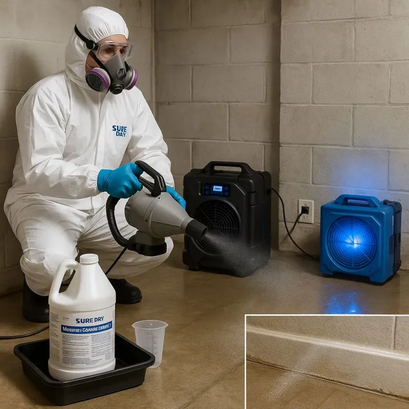 Sanitization and Odor Removal process in Jonestown, TX